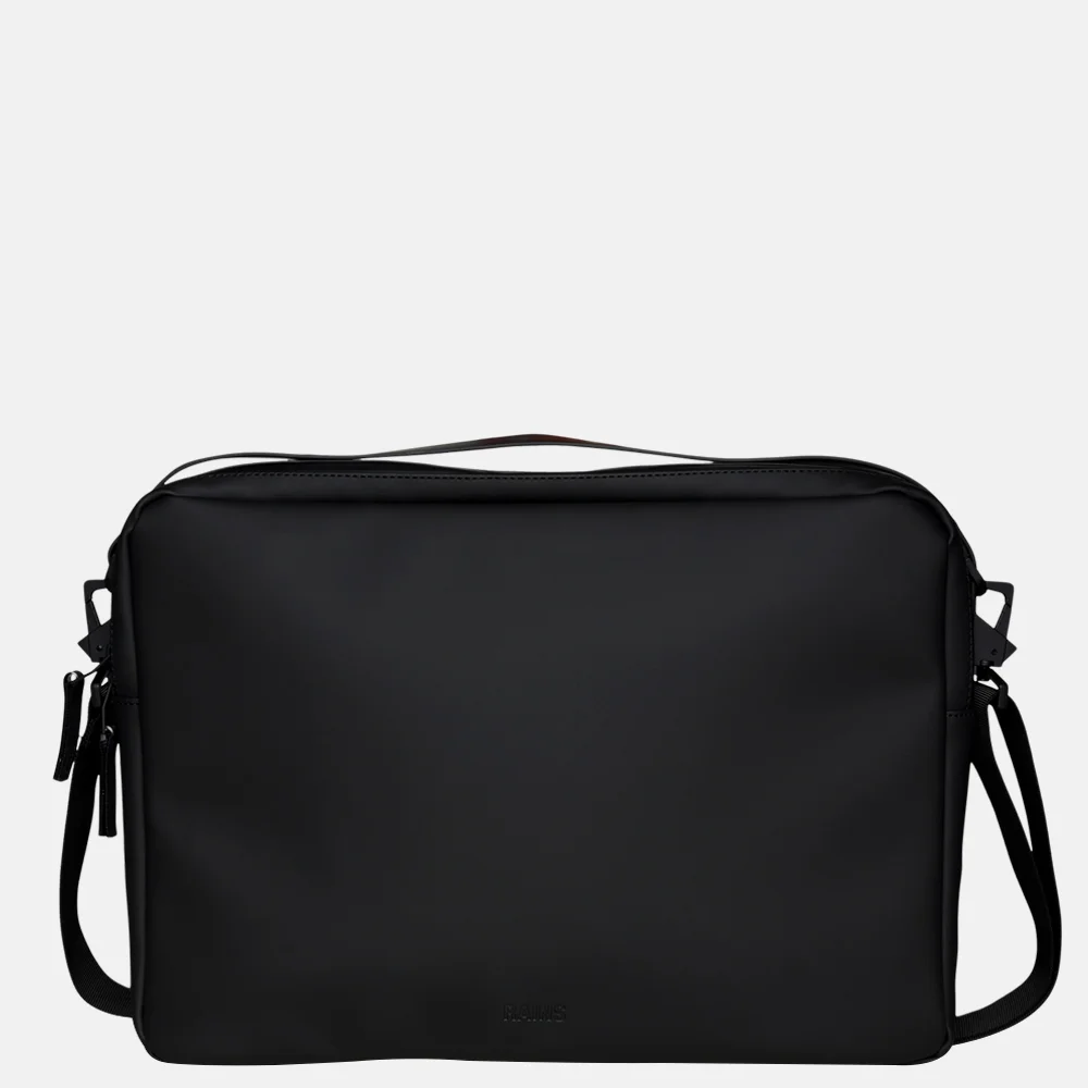 Rains laptoptas 15 inch black bij Duifhuizen