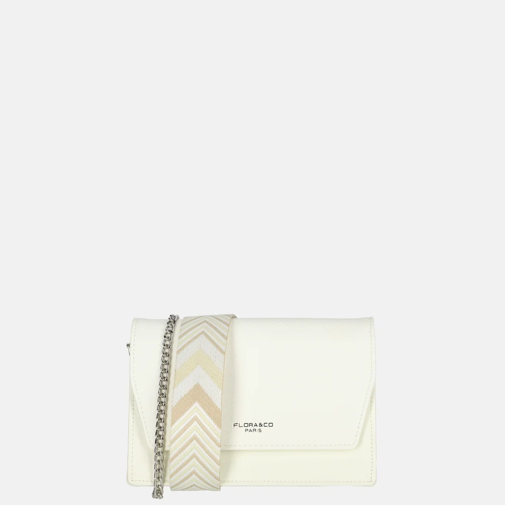 Flora & Co crossbody tas white
