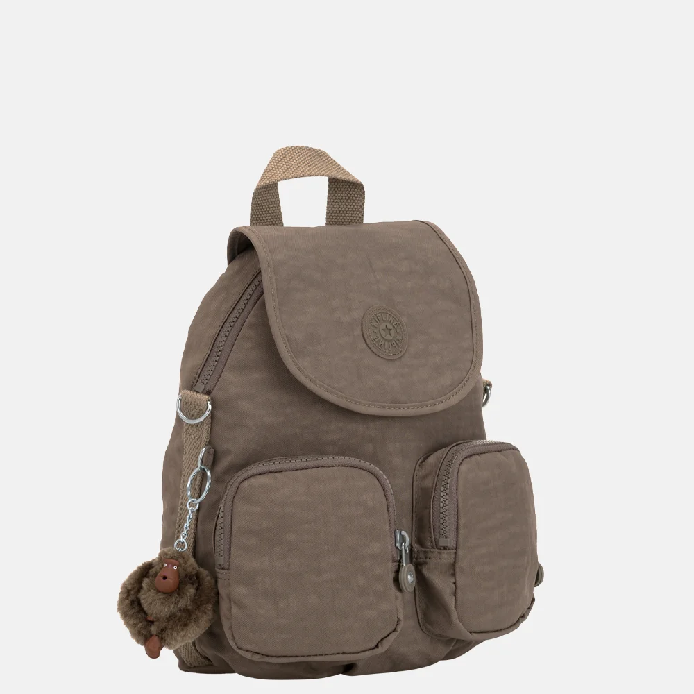 Kipling Firefly Up rugzak true beige bij Duifhuizen