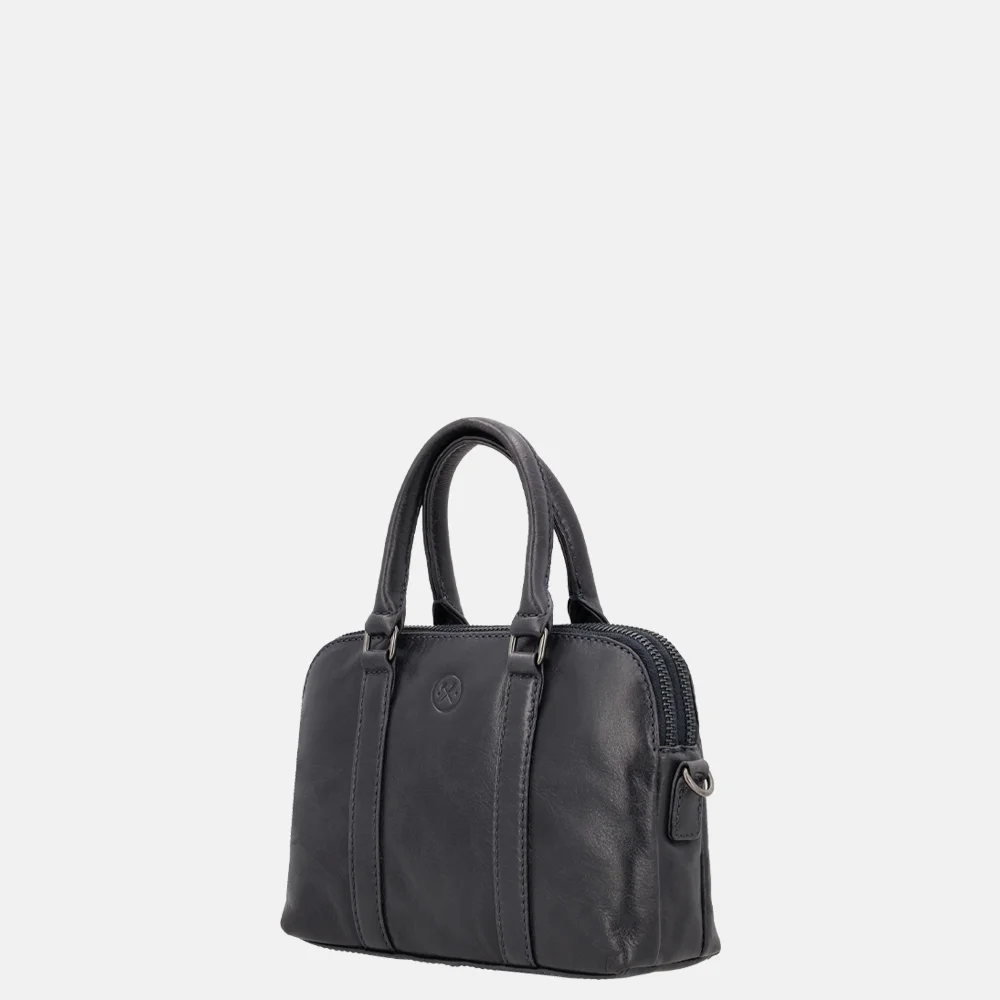 Hide & Stitches Porto handtas S donkerblauw bij Duifhuizen