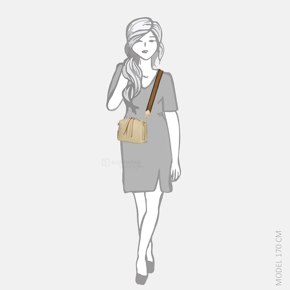 Smaak Amsterdam Blake crossbody tas limestone bij Duifhuizen