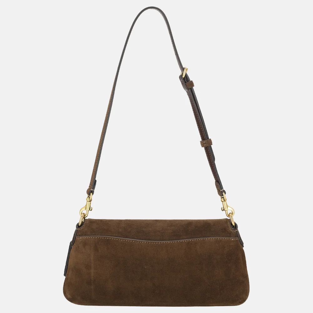 Coach Jet schoudertas dark chocolat bij Duifhuizen