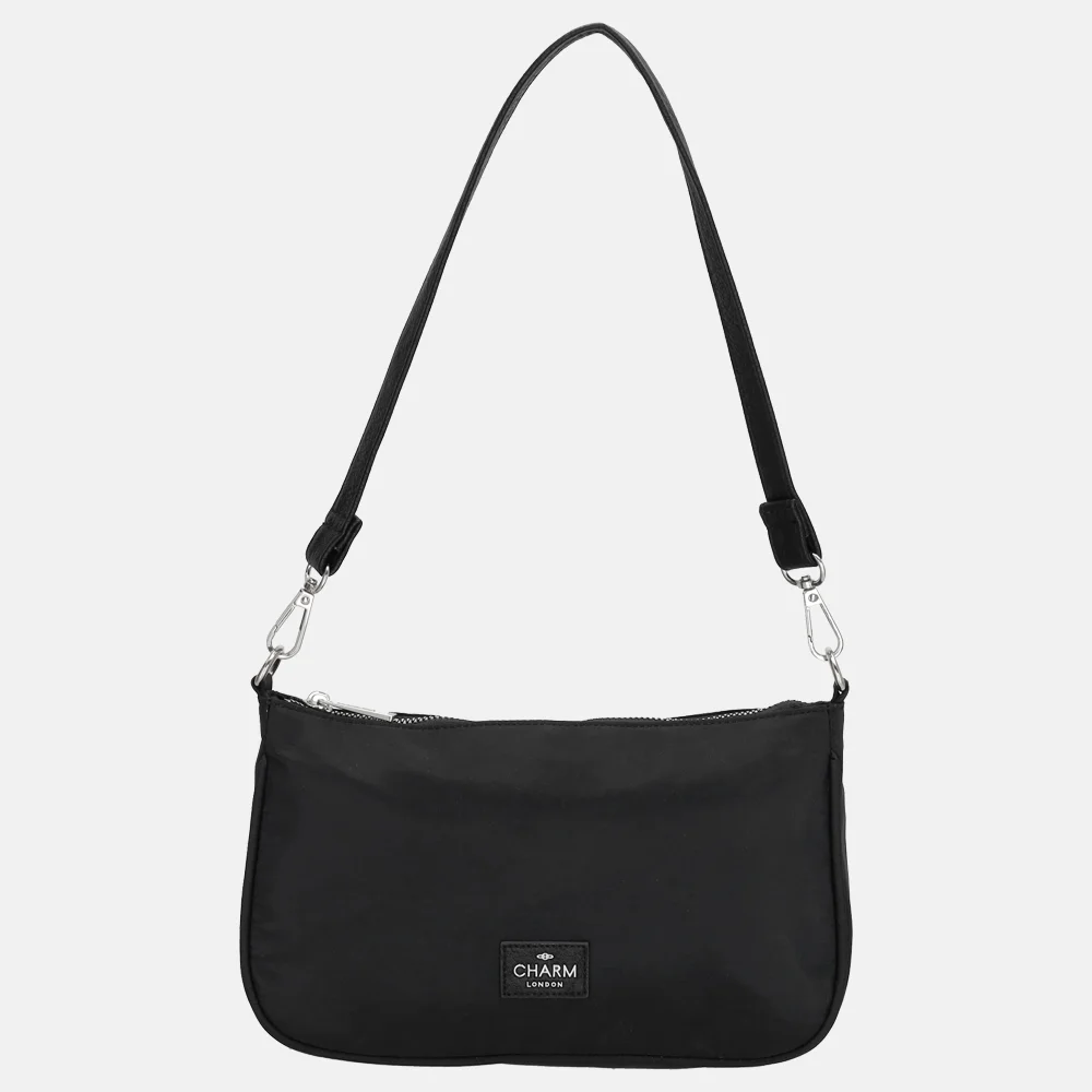 Charm London crossbody tas zwart bij Duifhuizen
