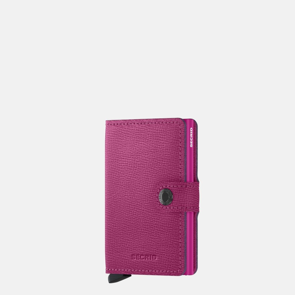 Secrid Miniwallet pasjeshouder crisple fuchsia bij Duifhuizen