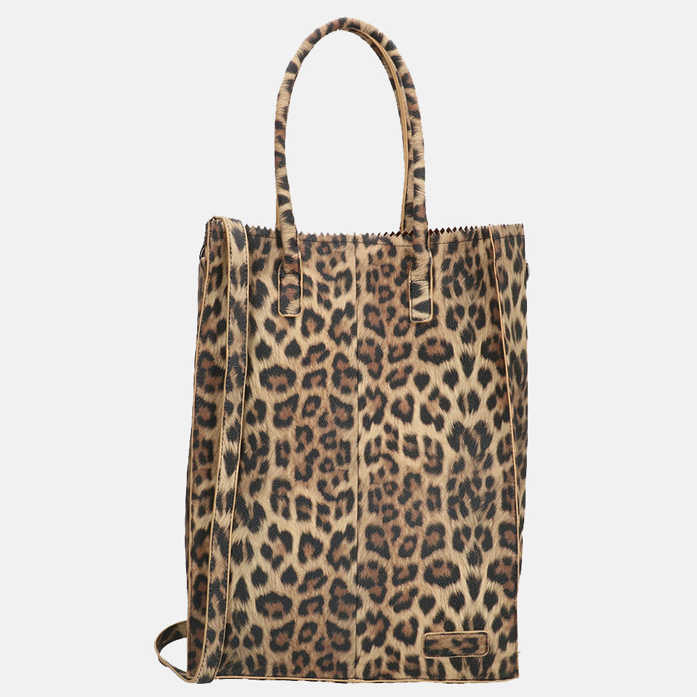 Zebra Trends Rosa shopper 15.6 inch XL luipaard bij Duifhuizen