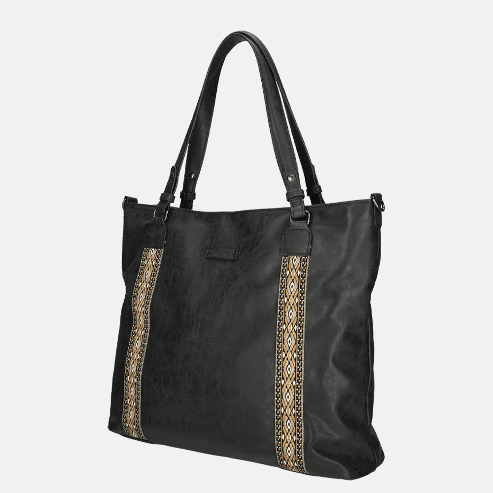 Enrico Benetti Indy shopper zwart bij Duifhuizen