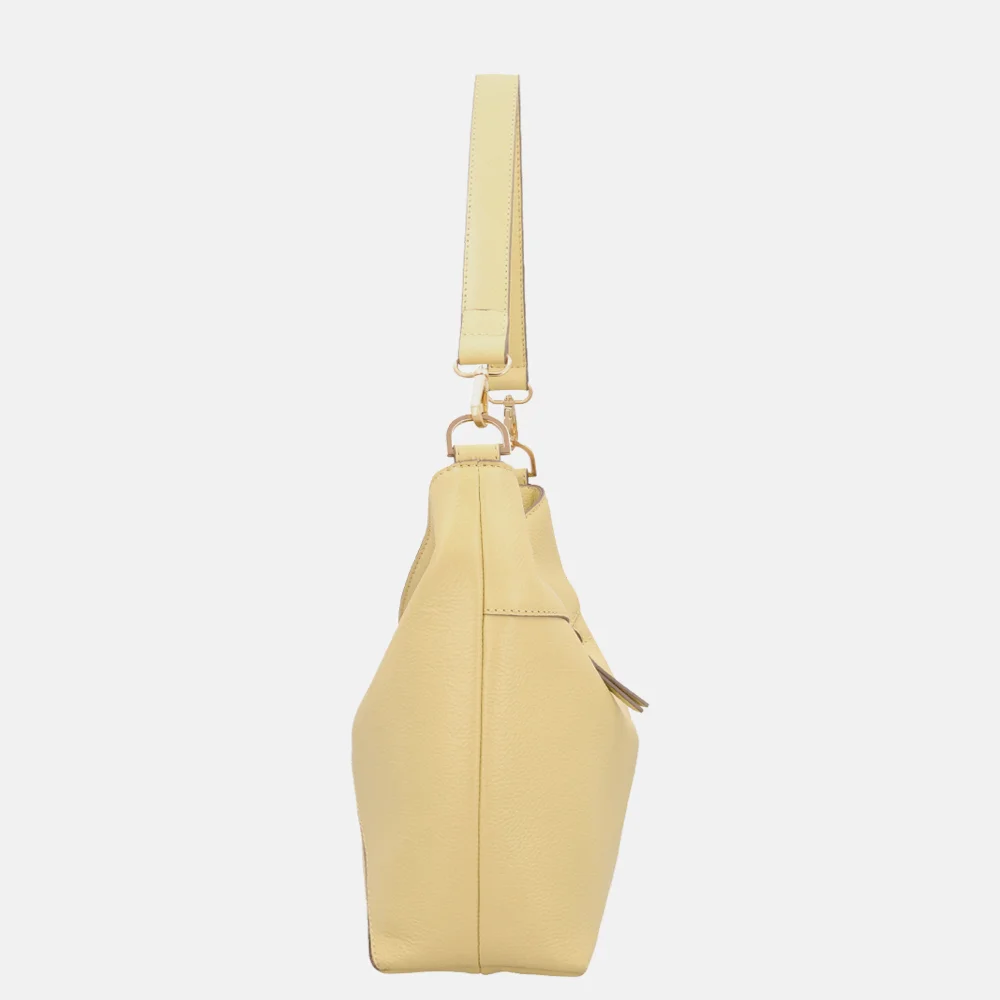 Loulou Essentiels Sabine buideltas sorbet yellow bij Duifhuizen