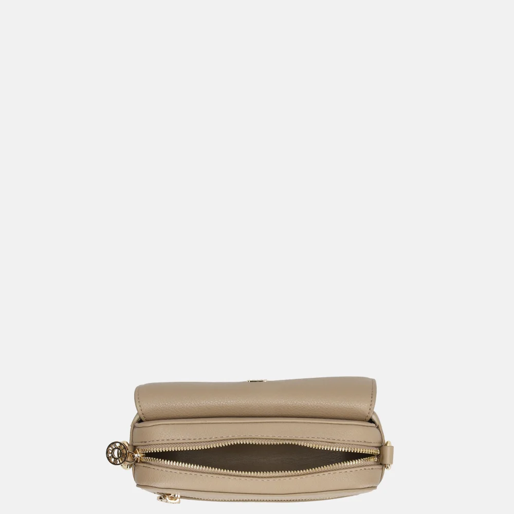 Tommy Hilfiger Distinct crossbody tas coastal taupe bij Duifhuizen
