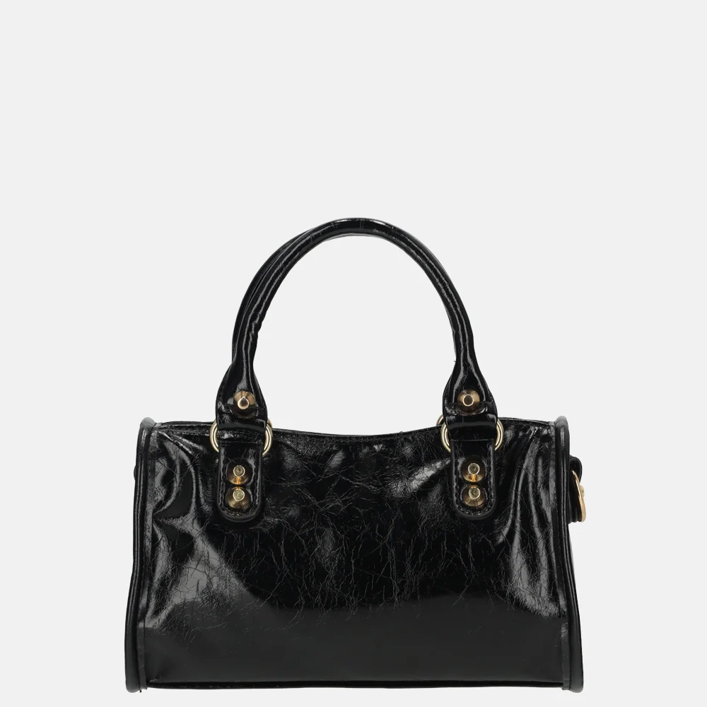 Firenze handtas S studs lak black bij Duifhuizen