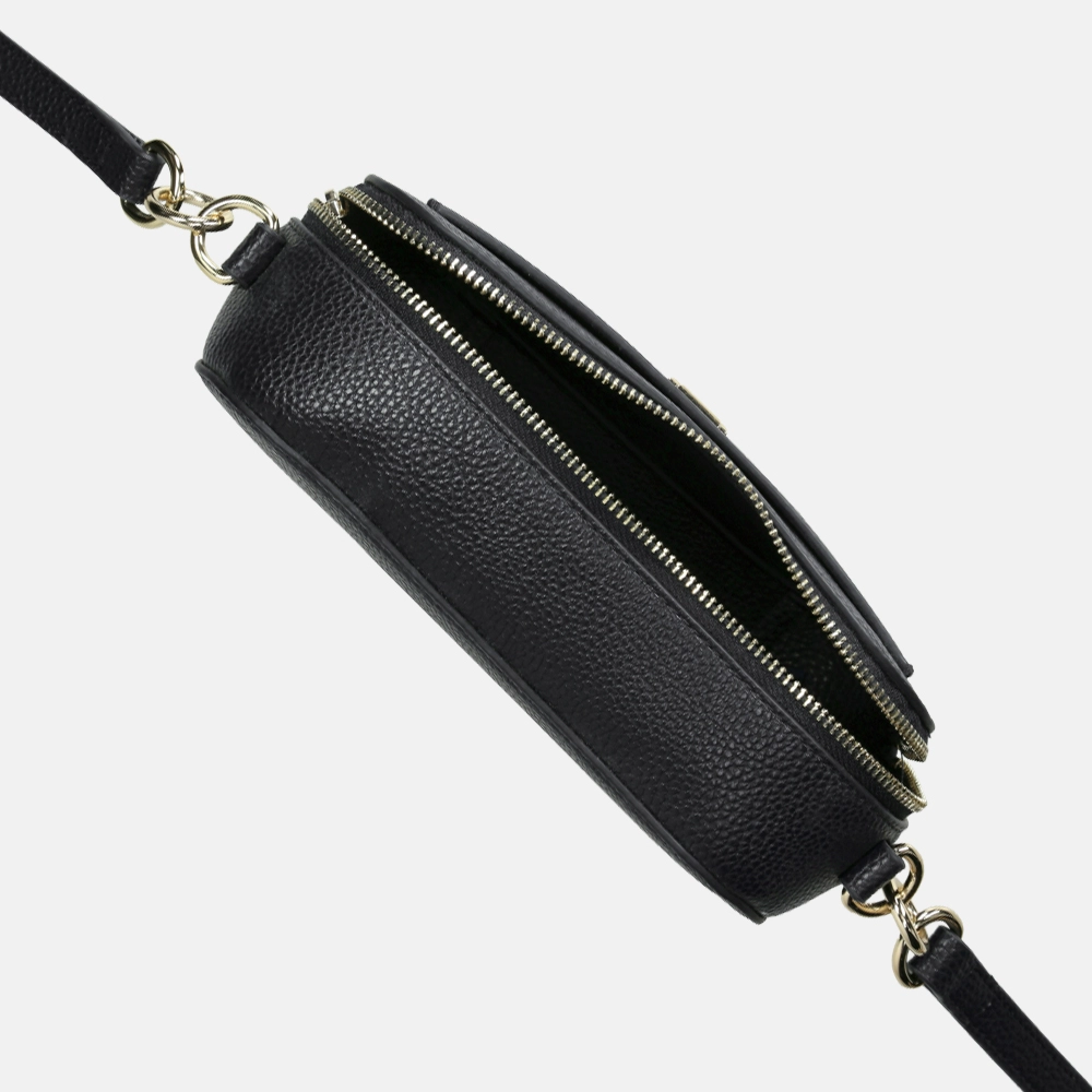 Tommy Hilfiger Emblem crossbody tas black bij Duifhuizen