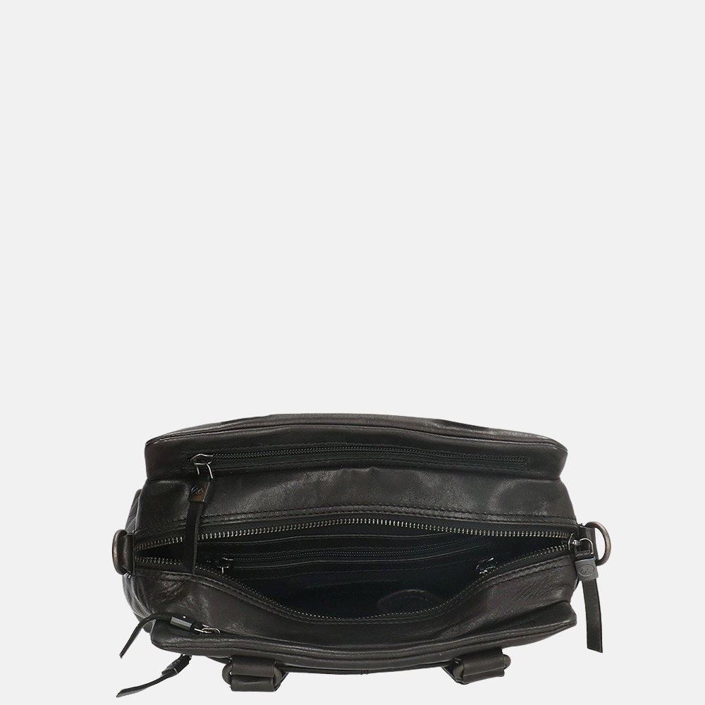 Micmacbags Porto schoudertas black 001337Zwart