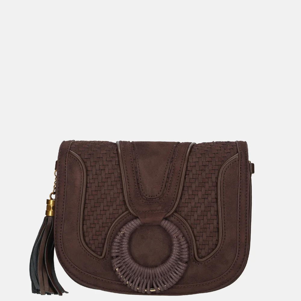 Laurent David schoudertas dark brown bij Duifhuizen