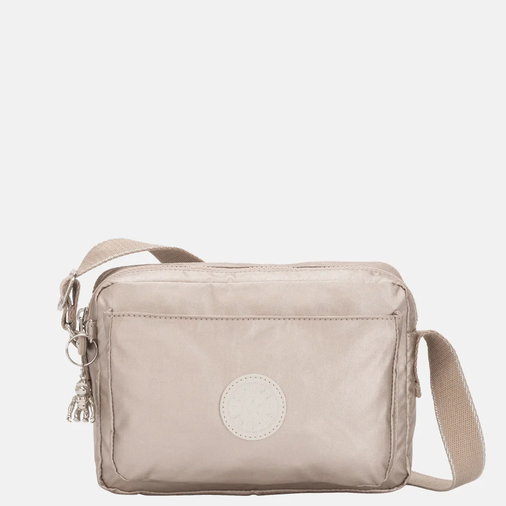 Kipling Abanu schoudertas M metallic glow