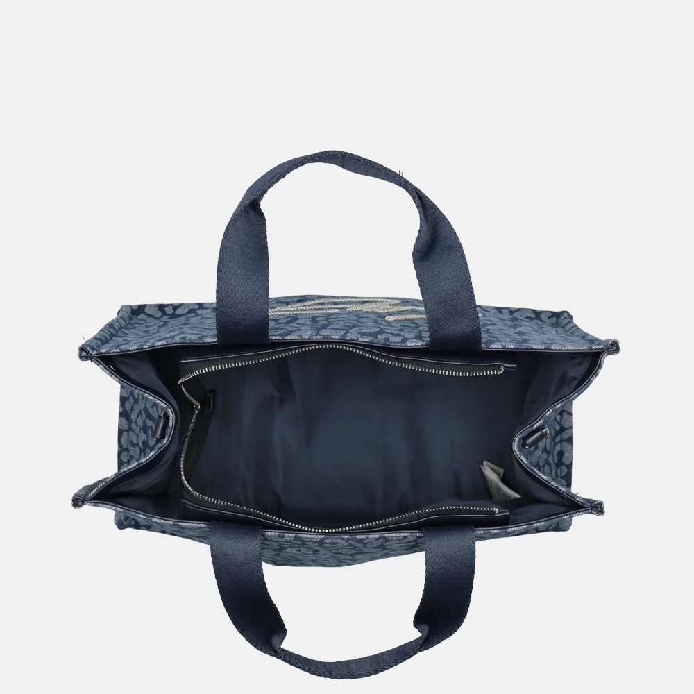 Liu Jo soft handtas logo denim blue bij Duifhuizen