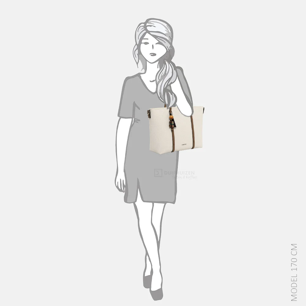 Emily & Noah Johanna handtas L ecru bij Duifhuizen