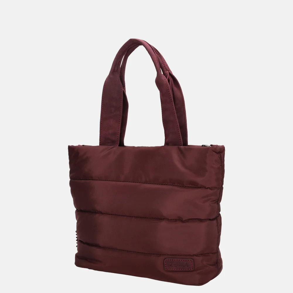 Zebra Trends Elske puffy handtas S bordeaux bij Duifhuizen