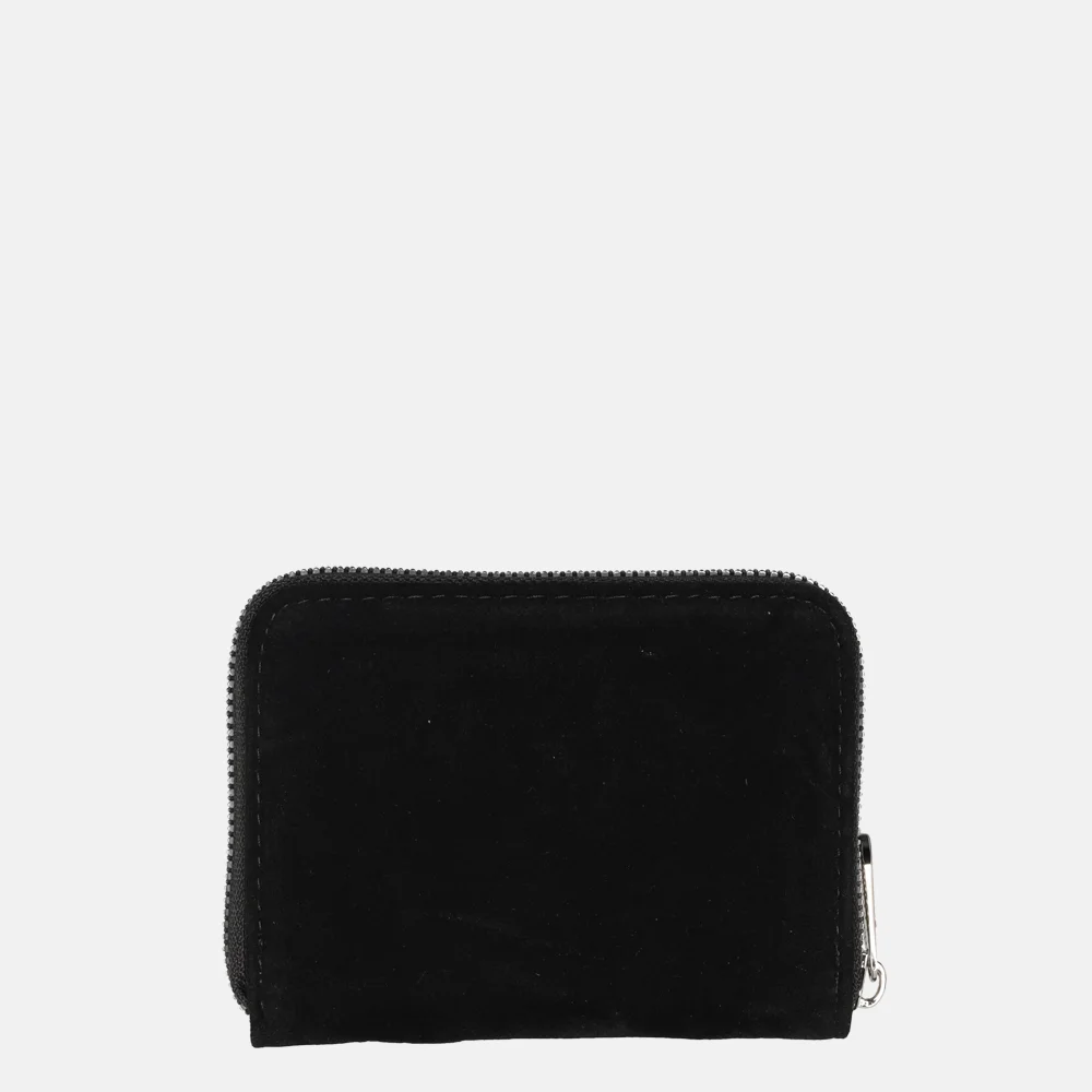 Flora & Co Suedine portemonnee S black bij Duifhuizen