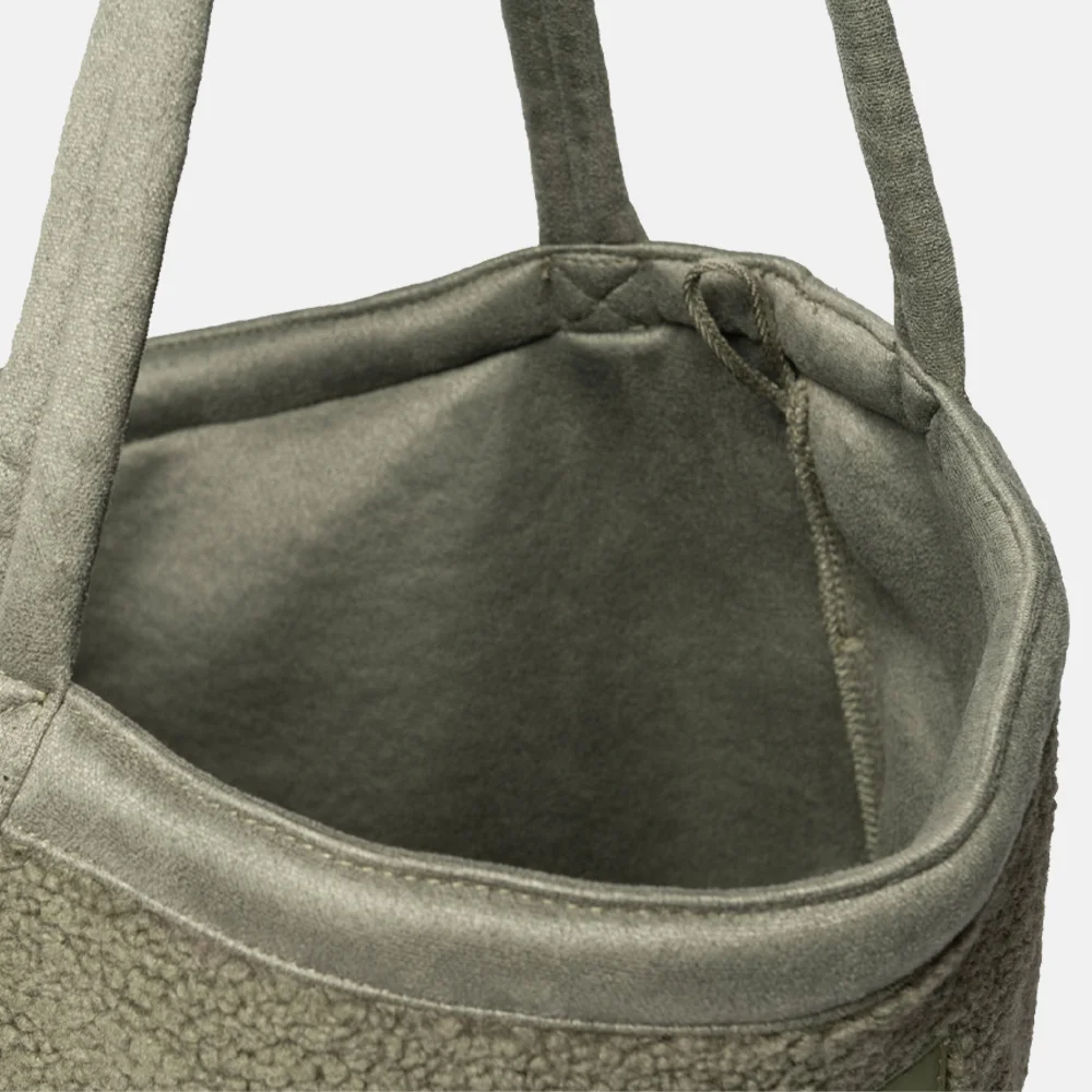 Studio Noos teddy mom bag shopper Joolz-editie army bij Duifhuizen