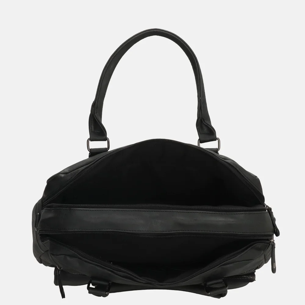 Enrico Benetti Ardèche shopper 13 inch zwart bij Duifhuizen