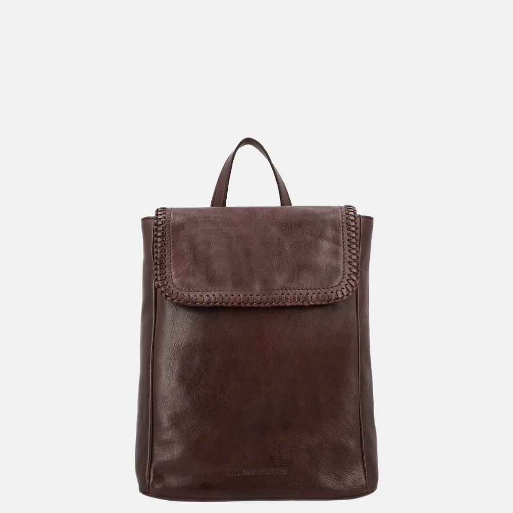 Hide & Stitches Country rugzak donkerbruin