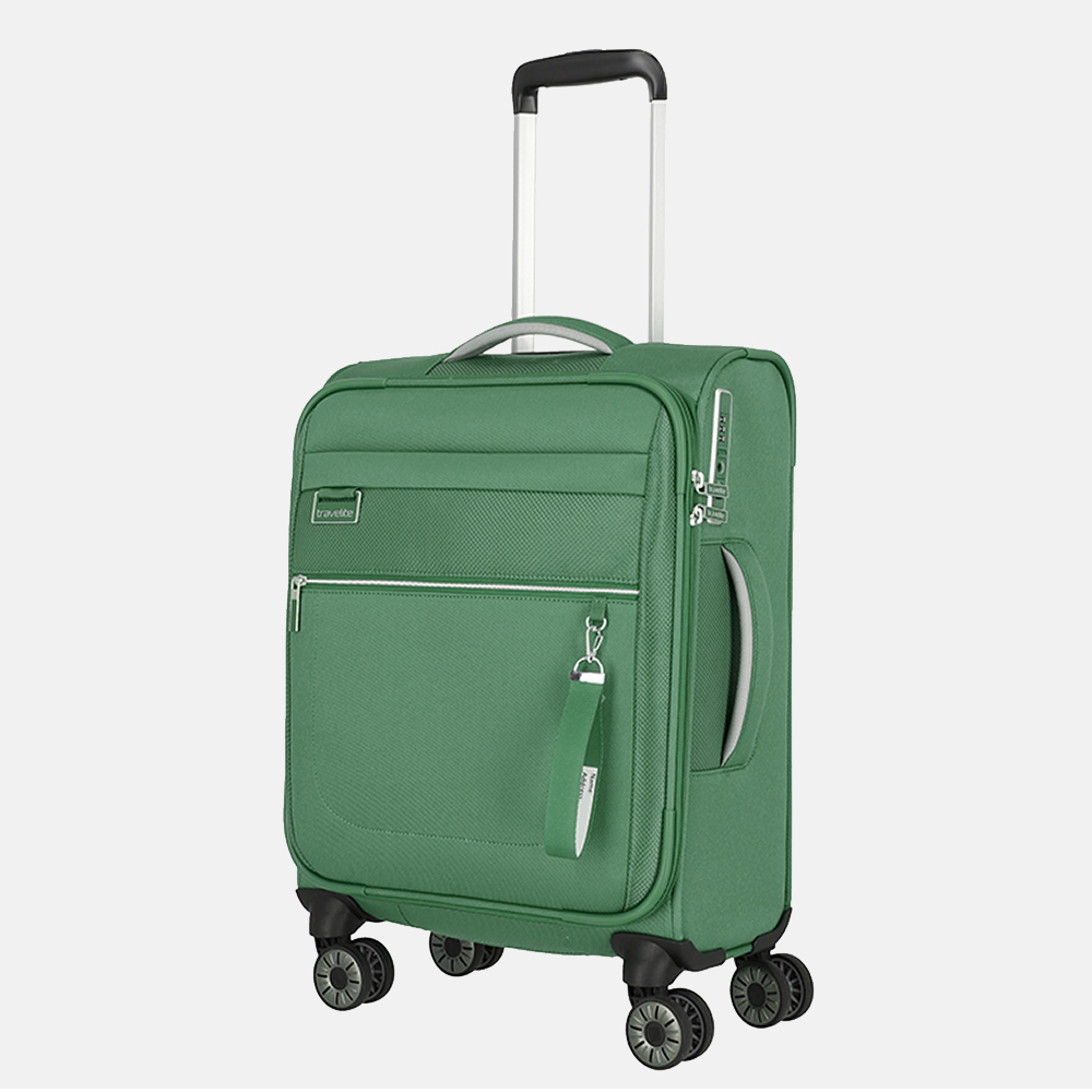 Travelite Miigo handbagage koffer 55 cm green bij Duifhuizen