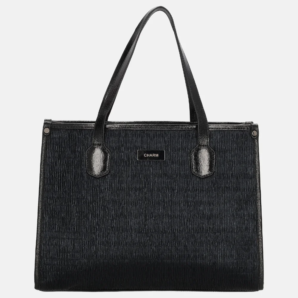 Charm London Kingsway shopper zwart