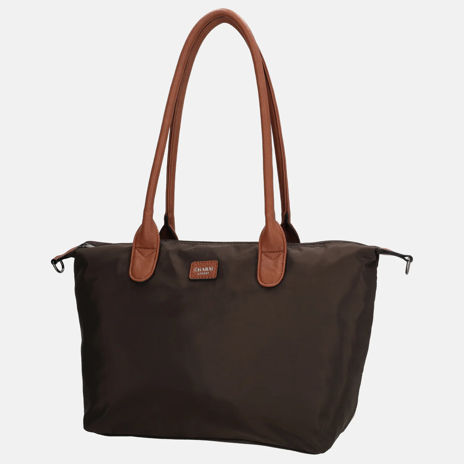 Charm London Buckingham shopper L donkerbruin bij Duifhuizen