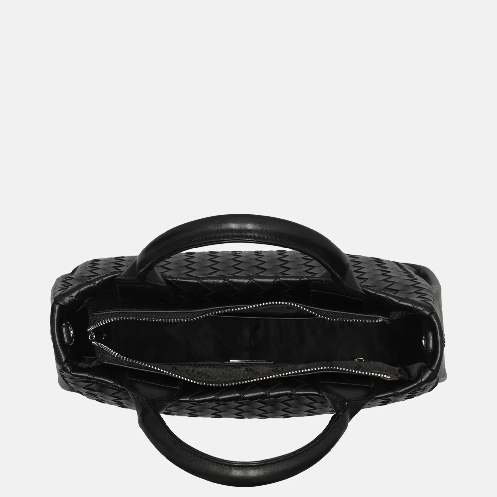 Daniele Donati handtas vlechtwerk fashion band black bij Duifhuizen