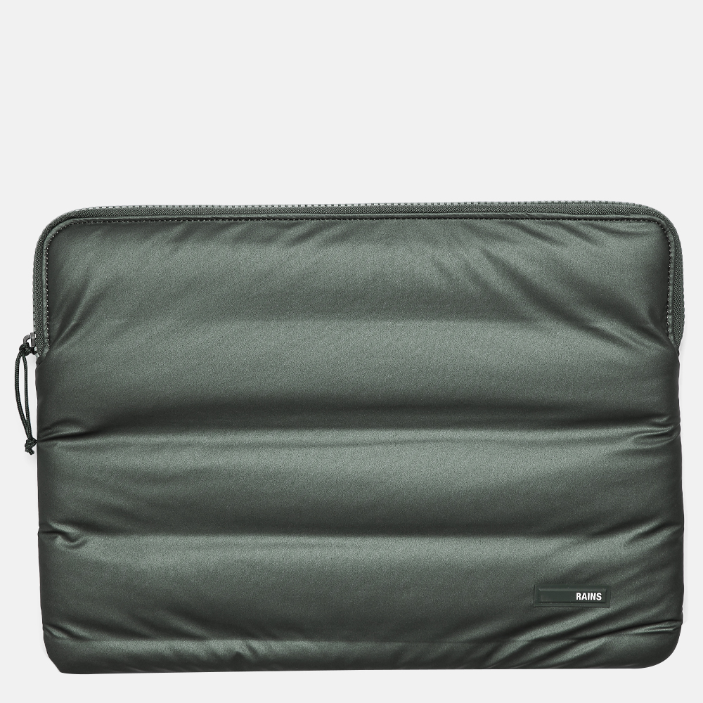 Rains Laptop cover quilted 13 inch laptophoes silver pine