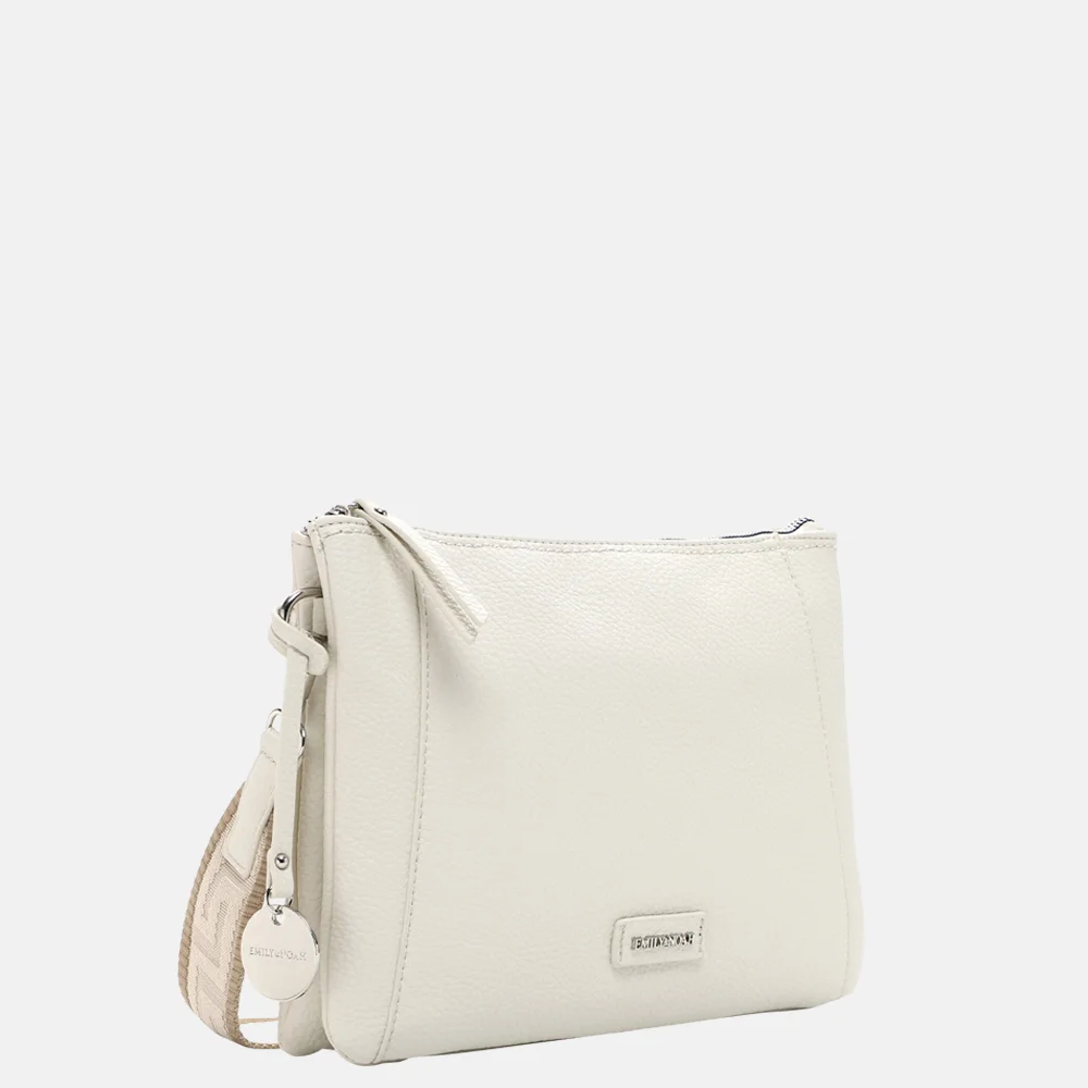 Emily & Noah Enna crossbody tas L keramiek bij Duifhuizen