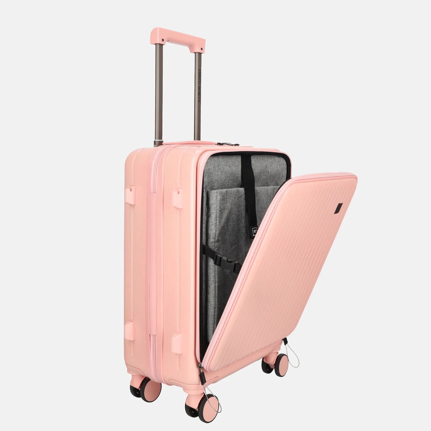 Enrico Benetti Romero 3-delig kofferset 74 cm pink bij Duifhuizen