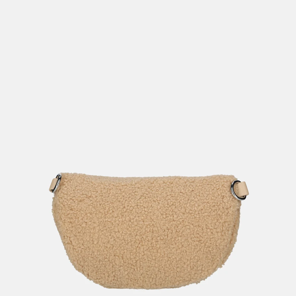 Firenze crossbody tas teddy taupe bij Duifhuizen