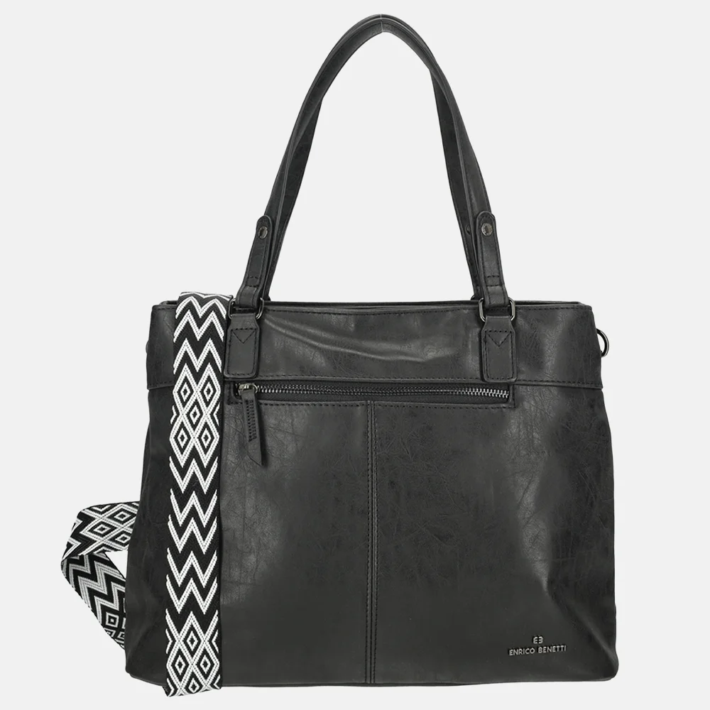 Enrico Benetti Stacey shopper zwart