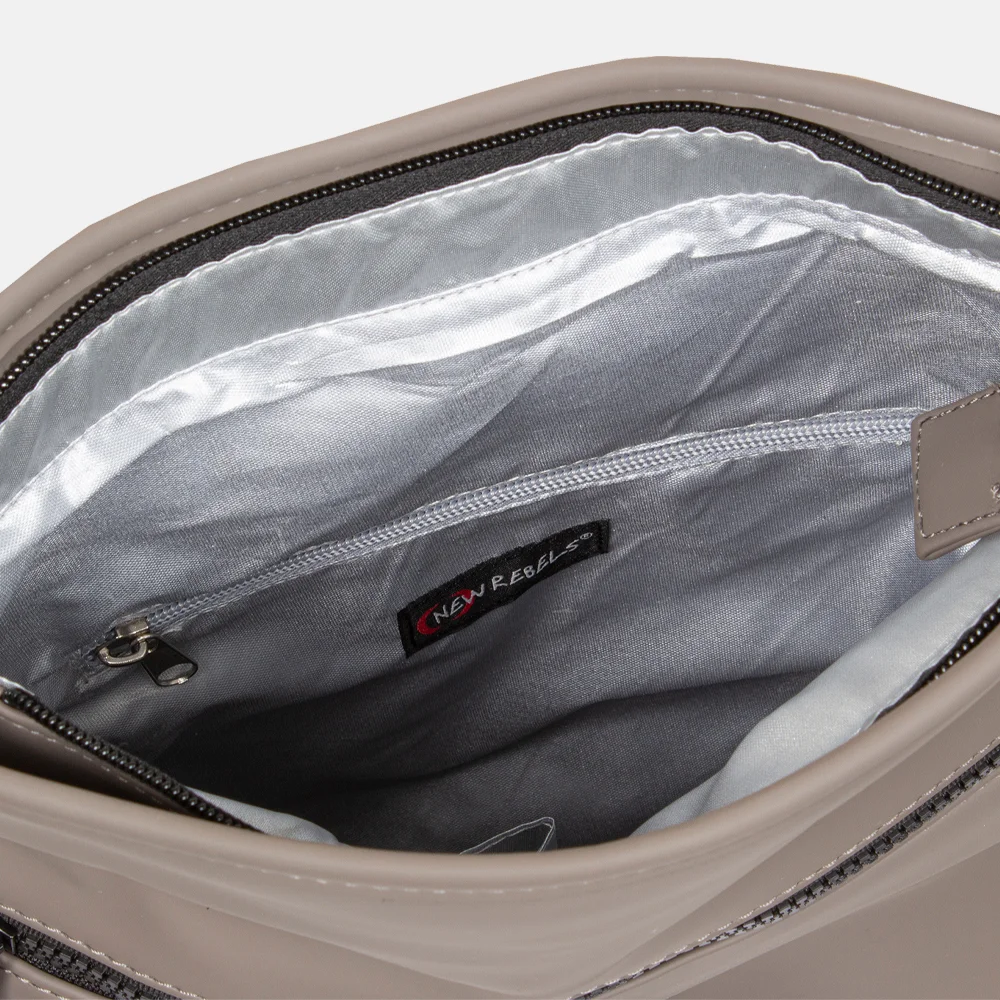New Rebels Mart rugzak small taupe bij Duifhuizen