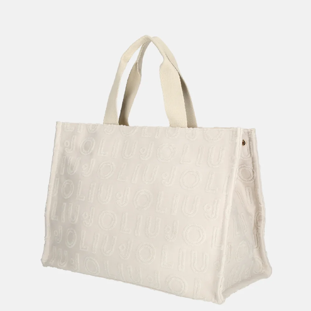 Liu Jo Jacquard handtas L champagne bij Duifhuizen