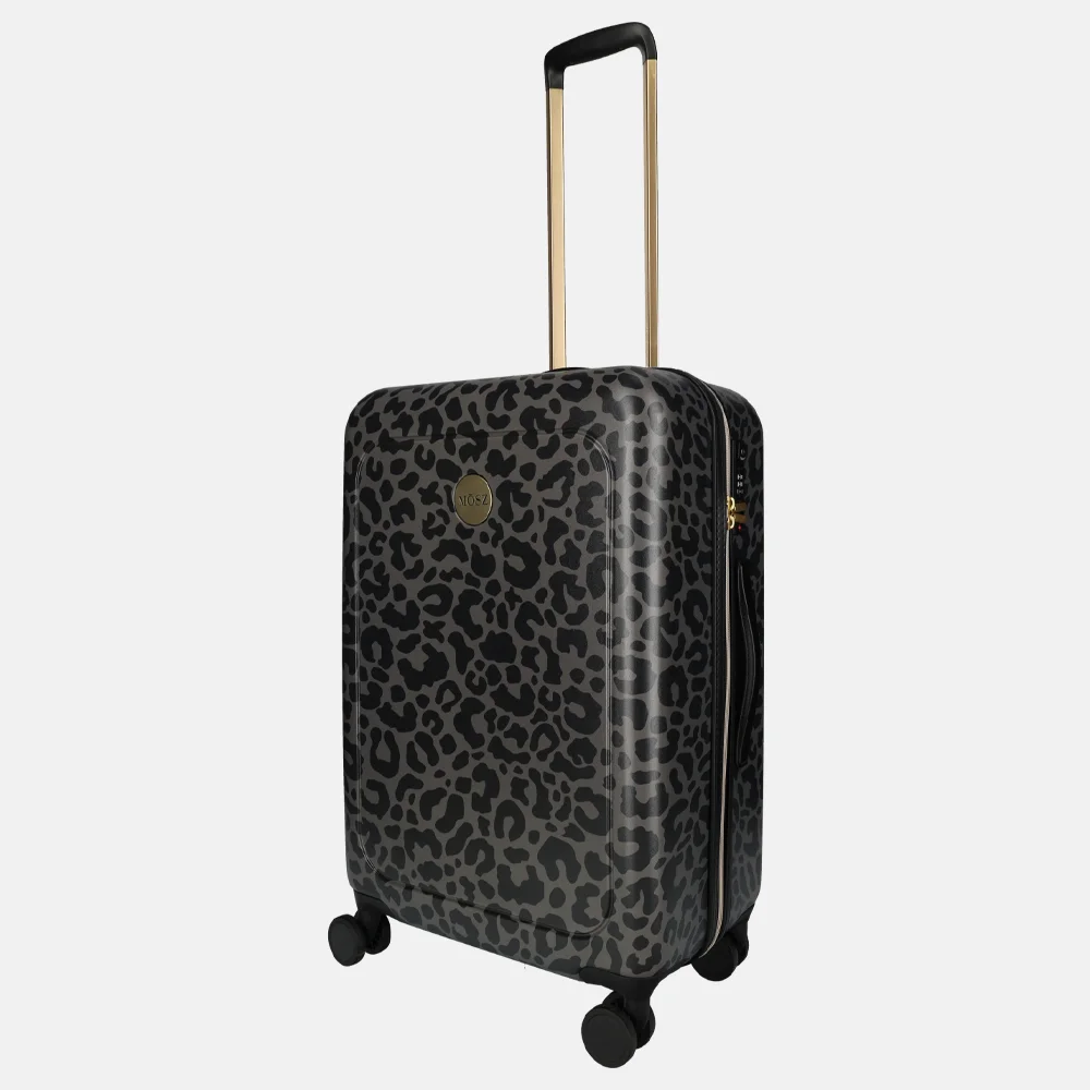 Mosz Lauren koffer 66 cm nero leo bij Duifhuizen