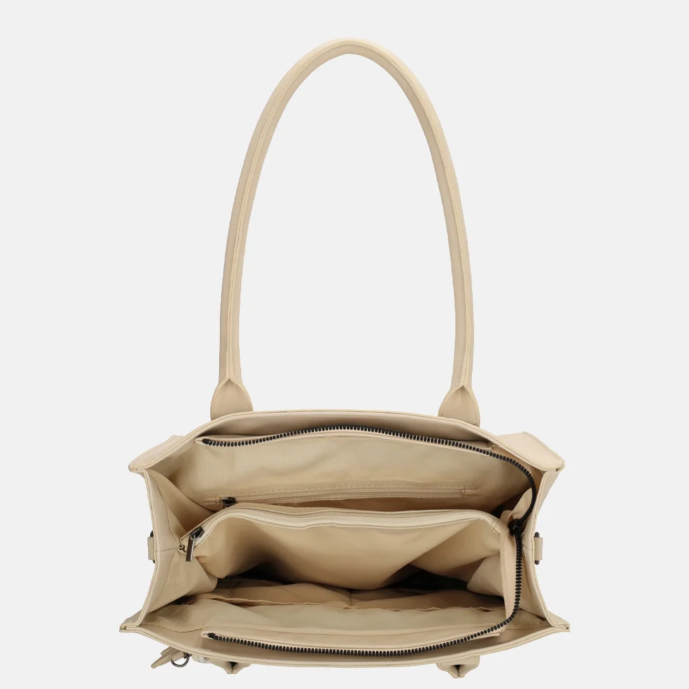 Zebra Trends Rosalyn shopper beige bij Duifhuizen