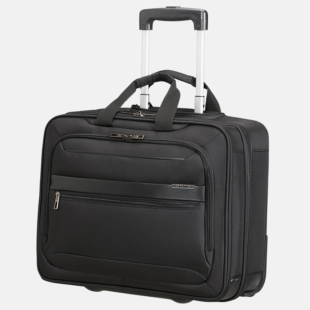 Samsonite Vectura Evo laptoptrolley 17.3 inch black bij Duifhuizen