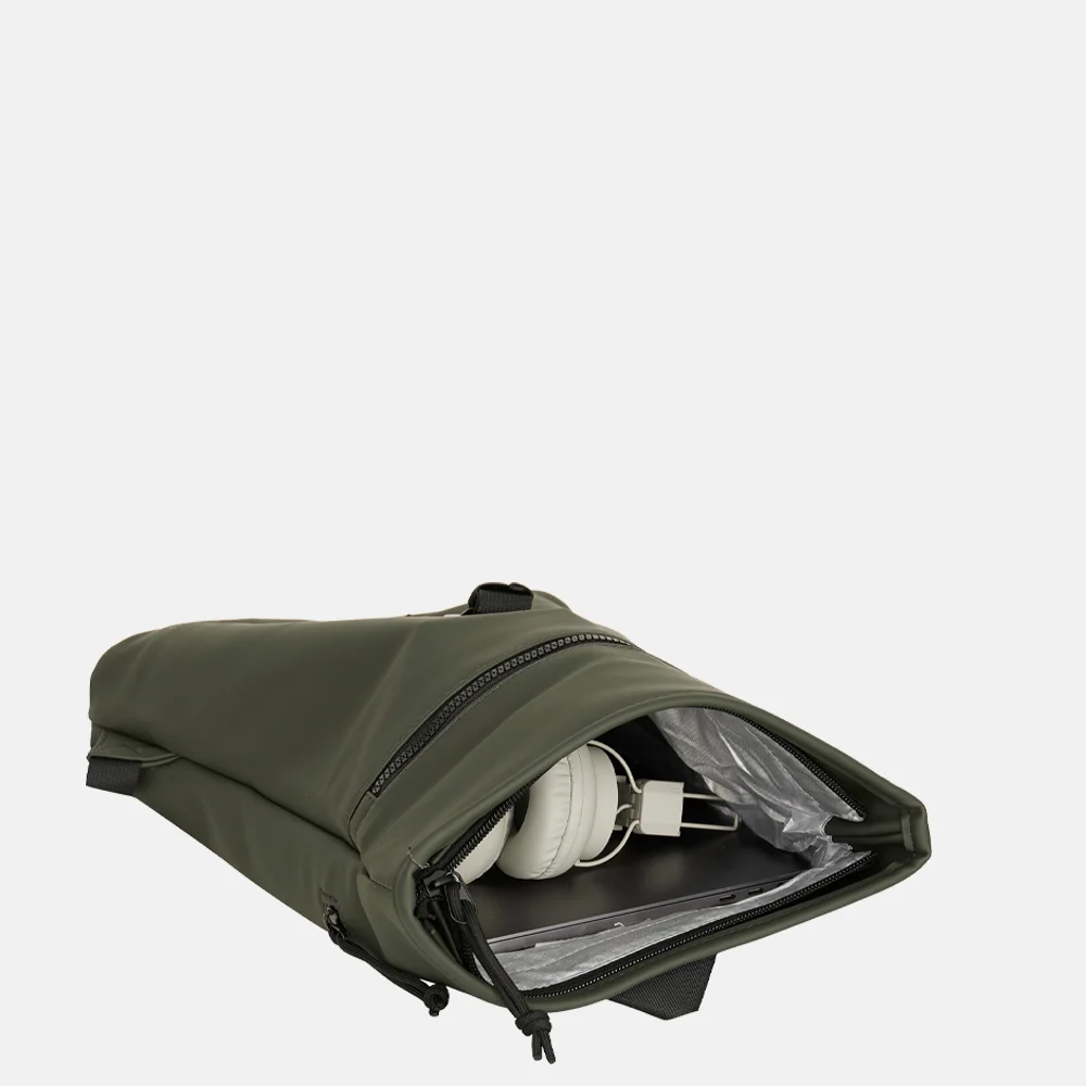 New Rebels Mart rugzak 13 inch night darkgreen bij Duifhuizen