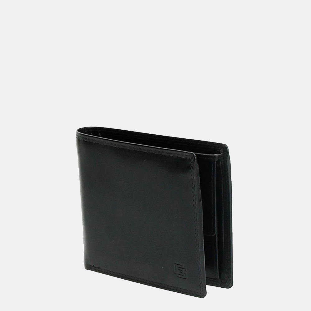 Gio Gini billfold portemonnee S zwart bij Duifhuizen