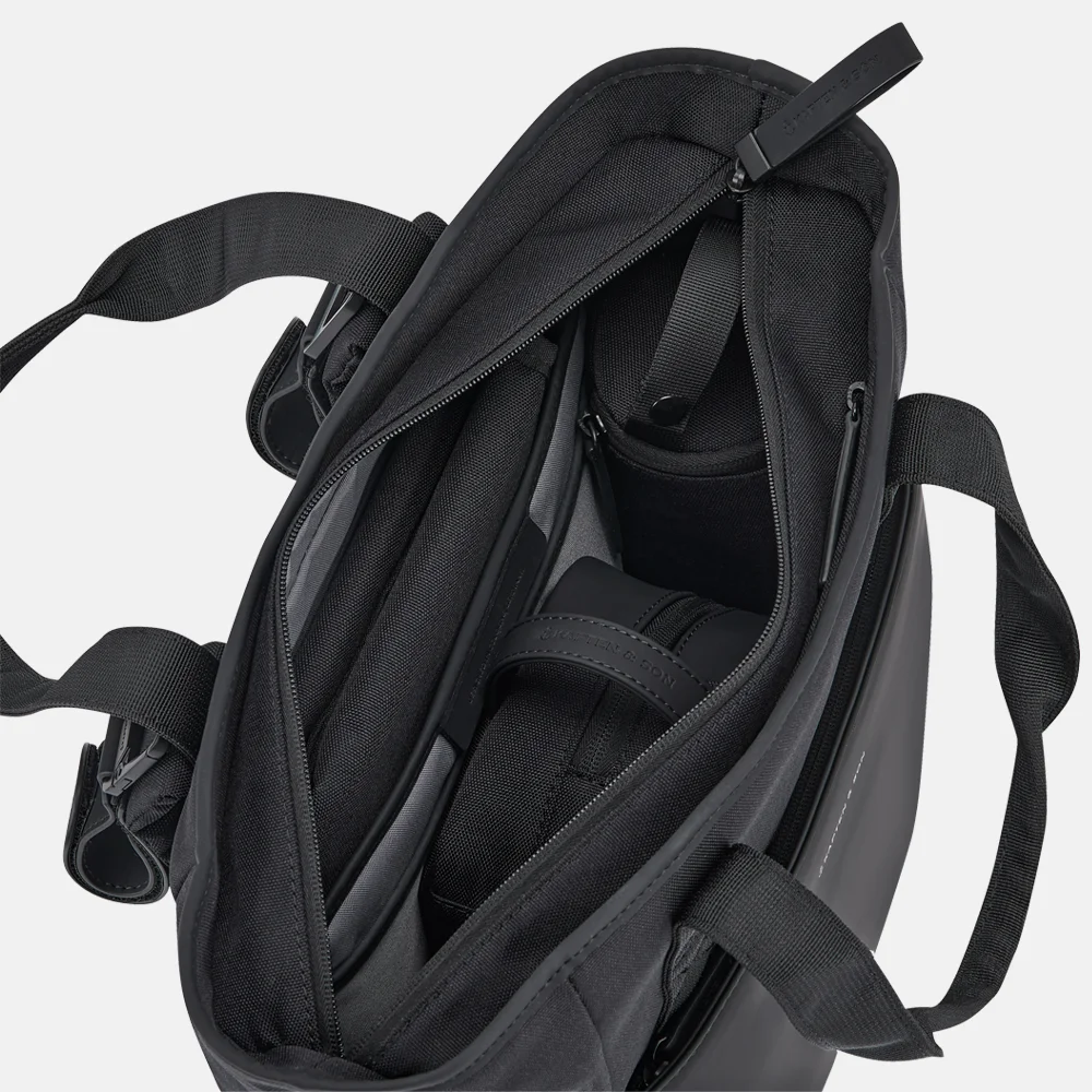 Kapten & Son Lindby rugzak 14 inch all black bij Duifhuizen