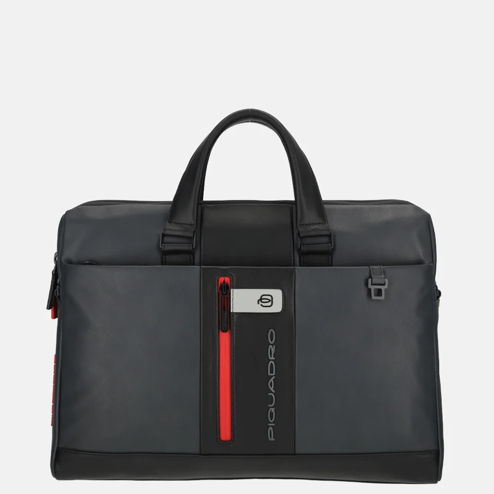 Piquadro Urban laptoptas 15 inch grey nero bij Duifhuizen