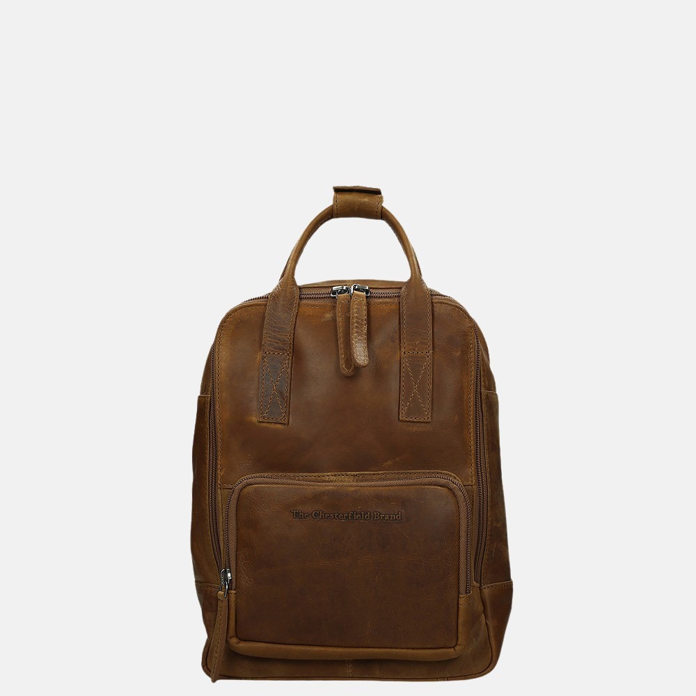 Chesterfield Bellary rugzak S cognac bij Duifhuizen
