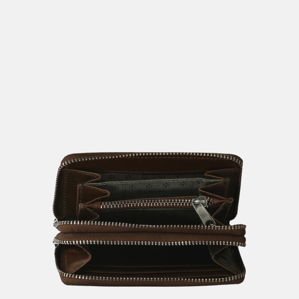 MYOMY My Paper Bag portemonnee M hunter waxy original bij Duifhuizen