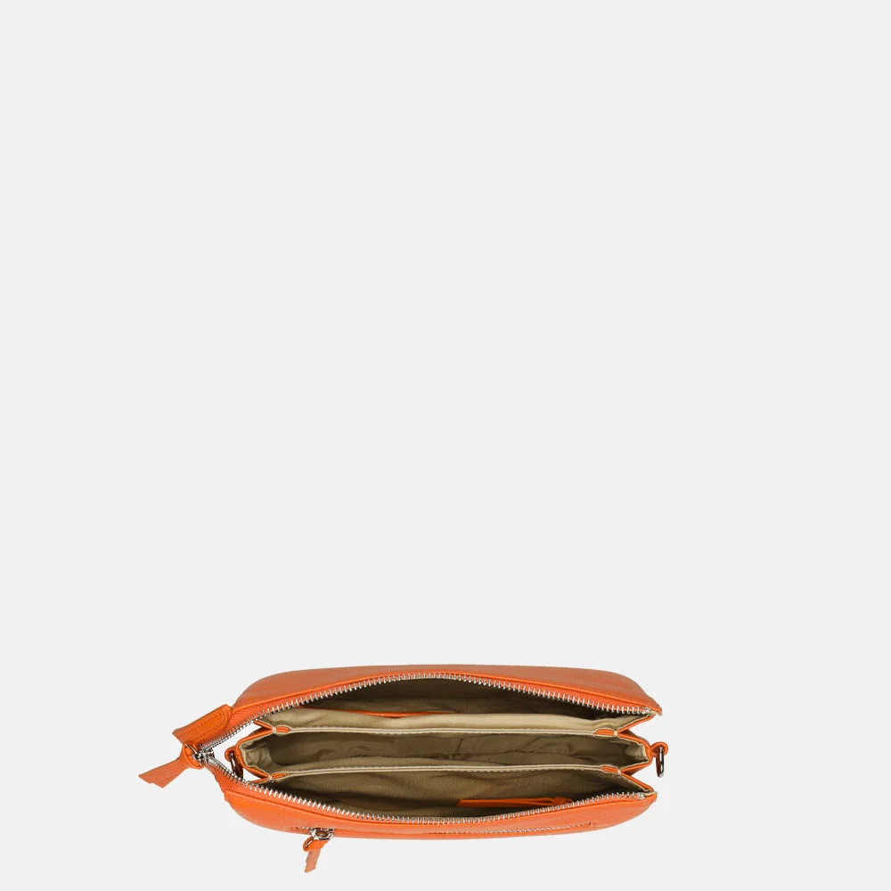 Crinkles crossbody tas orange bij Duifhuizen