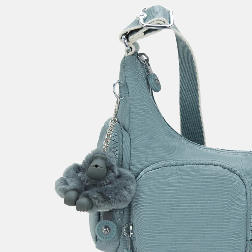Kipling Rikka crossbody tas S relaxed grey bij Duifhuizen