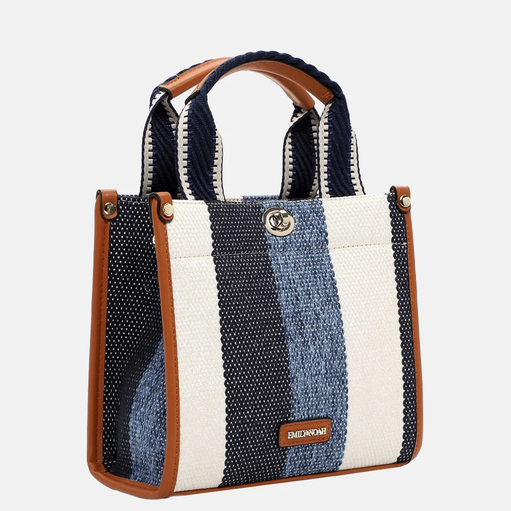 Emily & Noah Jasmin handtas S blauw bij Duifhuizen