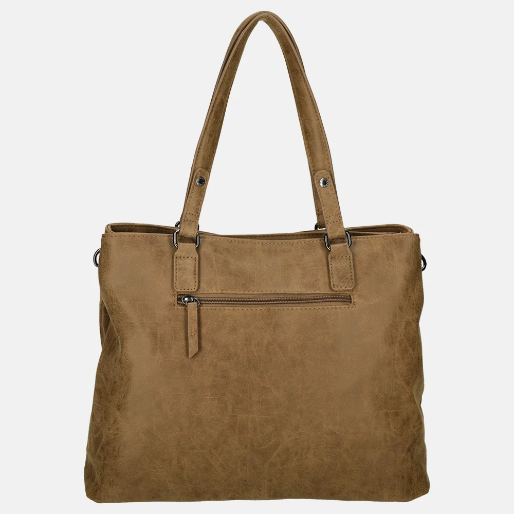 Enrico Benetti Kylie shopper camel bij Duifhuizen