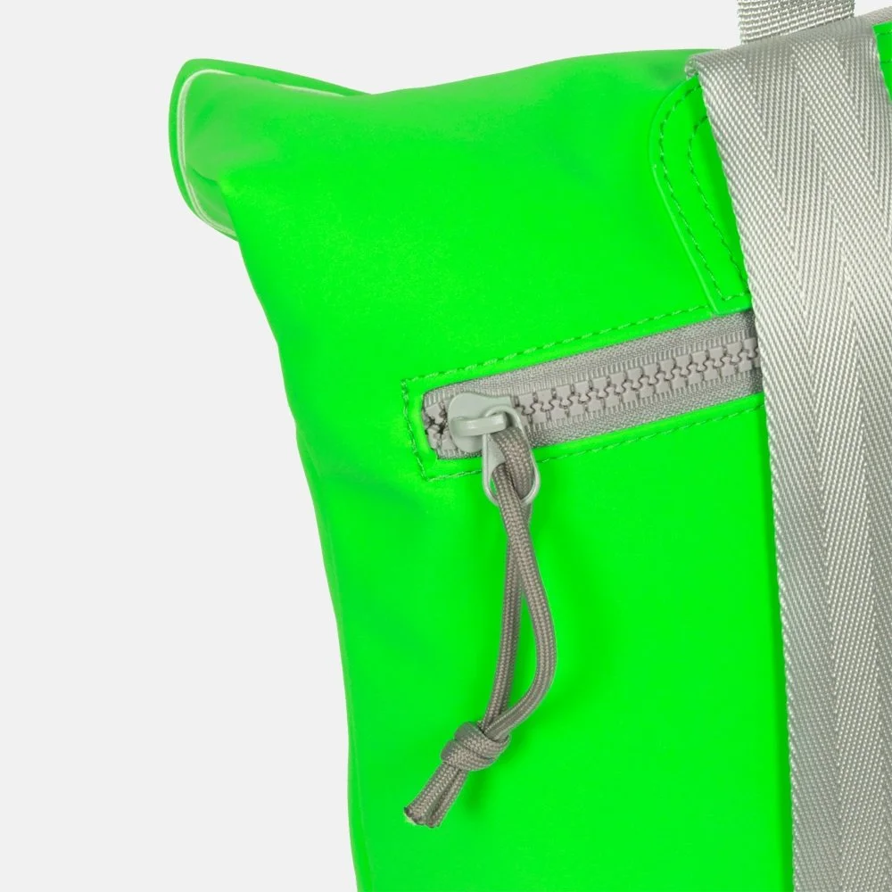 New Rebels neon Mart rol backpack mini rugzak fluor green bij Duifhuizen