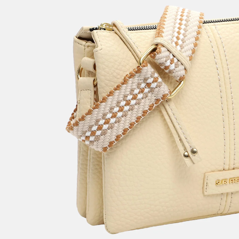 Suri Frey crossbody tas light yellow bij Duifhuizen